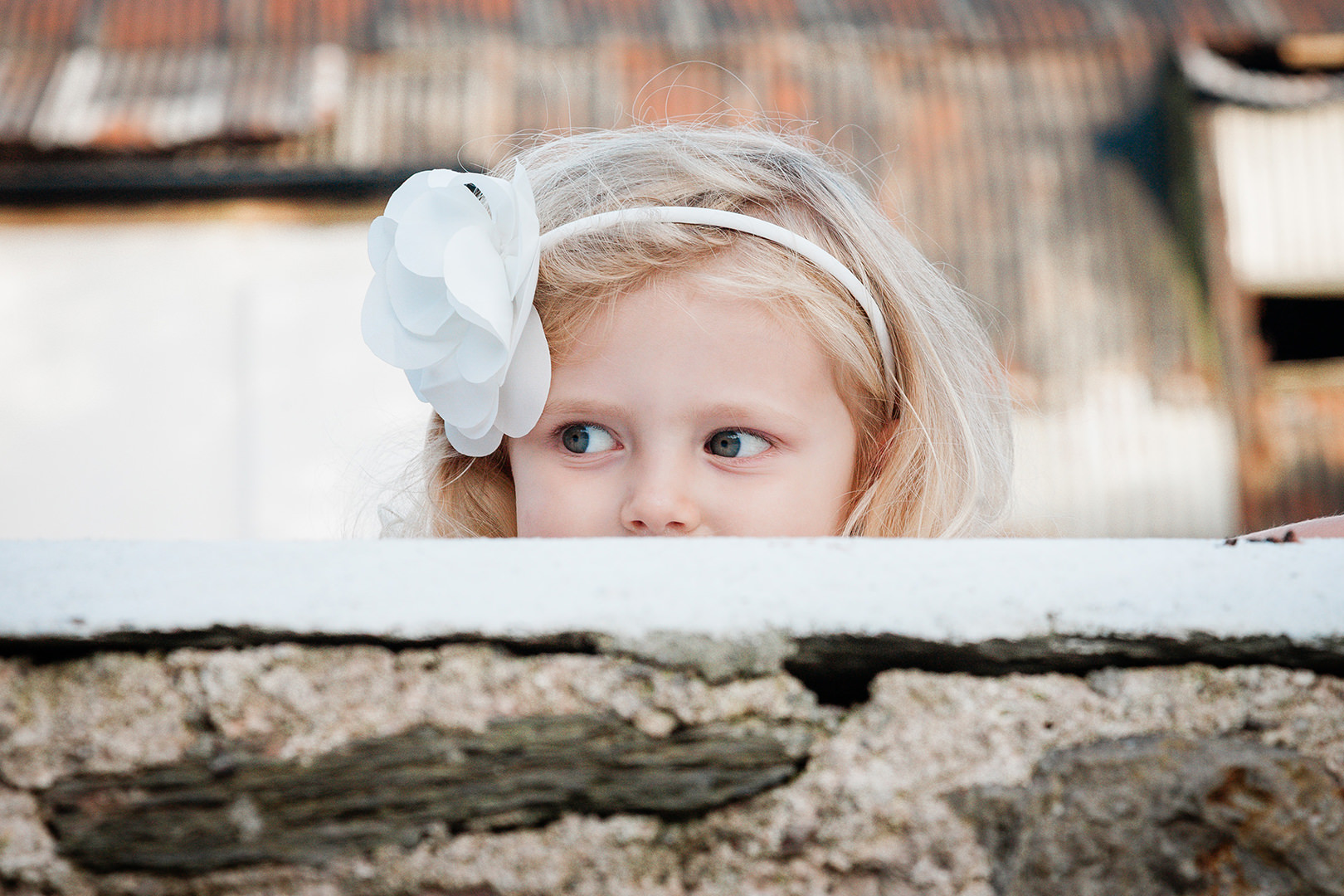 Cornwall Wedding Photographer Flower Girl Cute Freathy