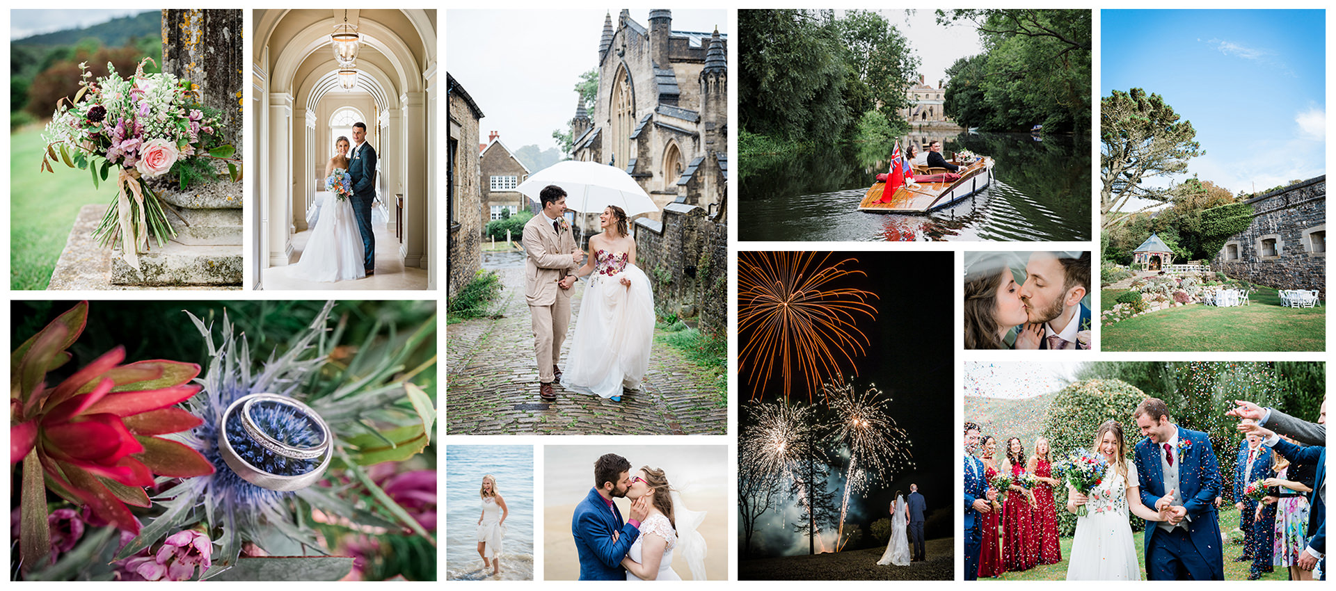 Weddings Homepage collage Cornwall Devon Wedding Photographer Eleanor Jones